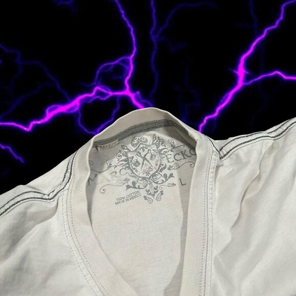 y2k indie marc ecko snake printed tee - Picture 4 of 5